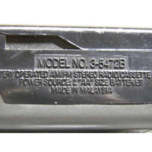 Sony Walkman WM-FX271 Vintage General Electric AM-FM Radio Cassette parts - Picture 4 of 5